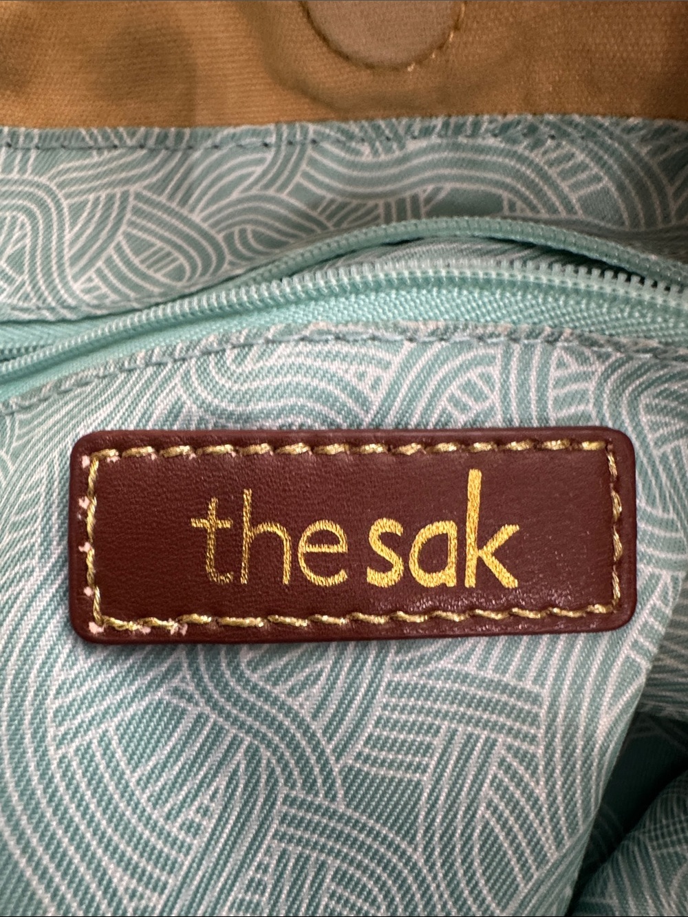 The Sak Yellow Huntley Leather Shoulder Bag with Tassels - Picture 13 of 14